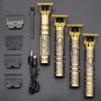 Máquina De Cortar Cabelo Para Barba Masculina Designer Aleatório Elétrico Profissional