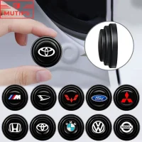 4/10 pces Almofada De Silicone Anti-Colisão Fechamento Da Porta Do Carro Proteção Choque Adesivos Tampão Silenciosos À Prova De Som Acessórios Automotivos