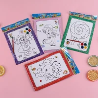 5/10/15/20 Conjunto Crianças Pintura Brinquedos Cor Fundo Aquarela Graffiti Brinquedo Presentes De Natal
