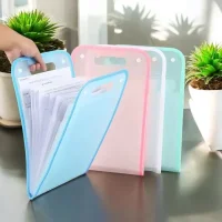 Pasta Sanfonada Para Documento Com 12 Divisórias E Pasta Prancheta Tamanho A4 Escritório Escolar